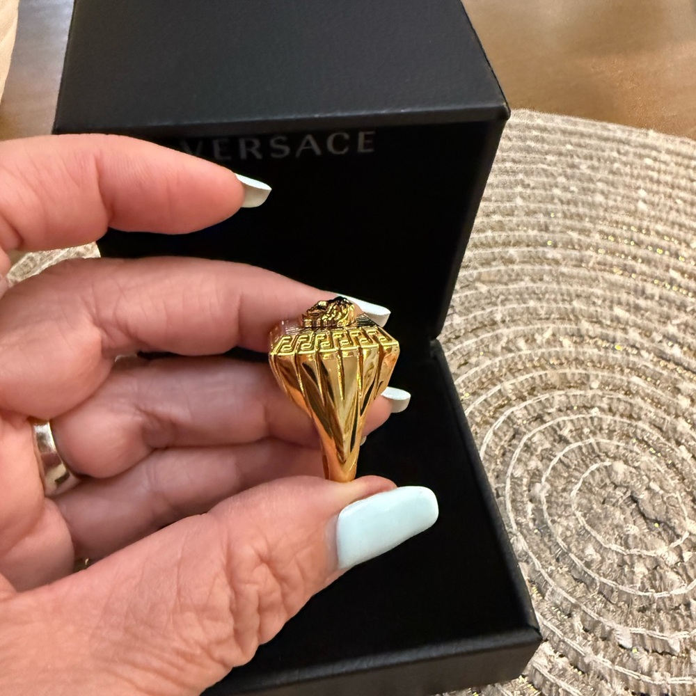 Versace Gold and Silver Ring - Picture 4 of 5